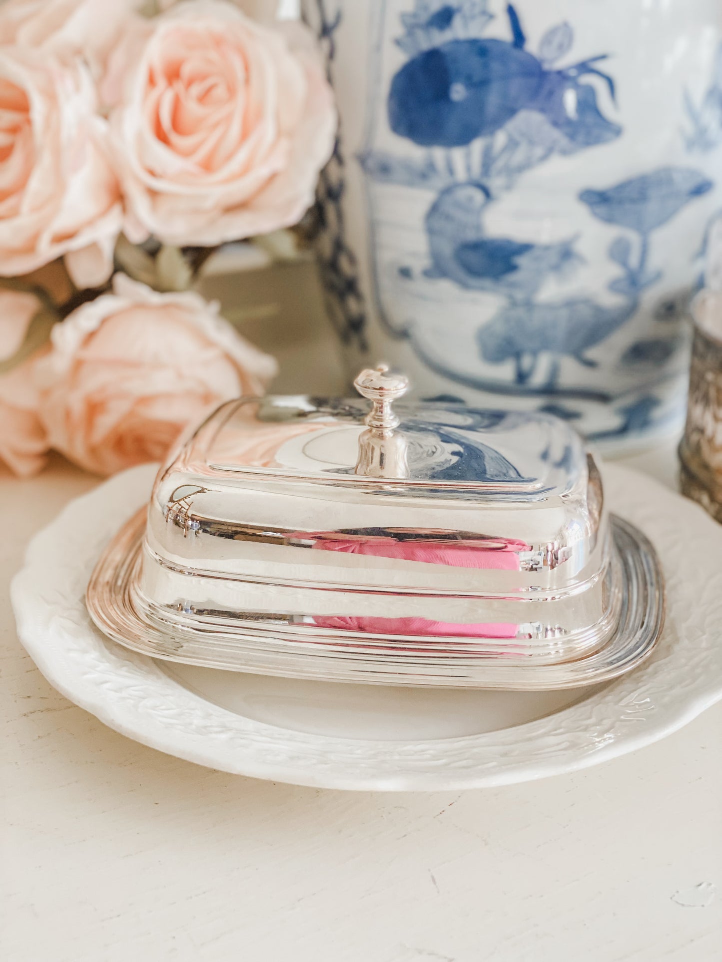 Christolfe Albi Butter Dish: Valued at $870