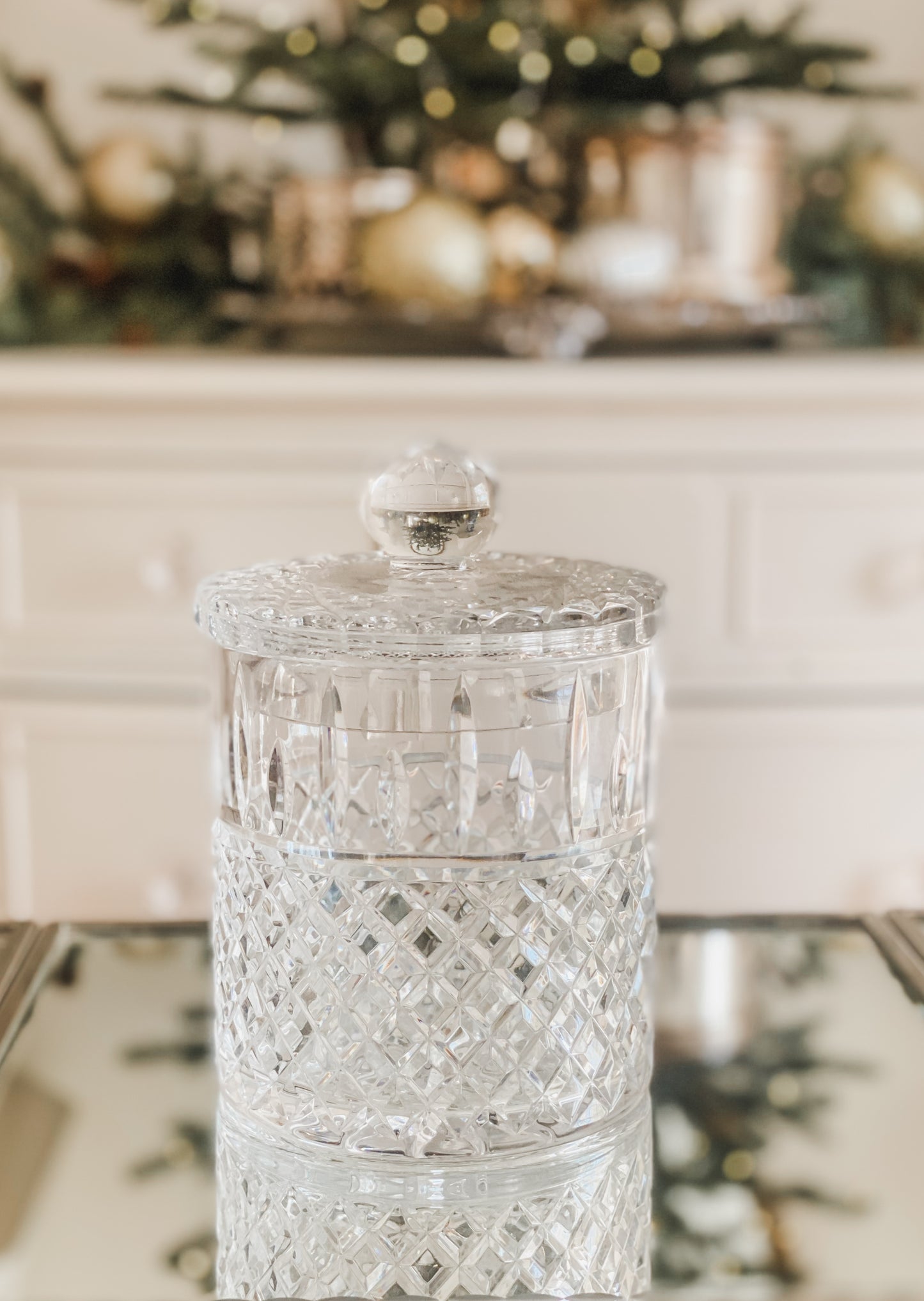 Fabulous Covered Crystal Candy Dish