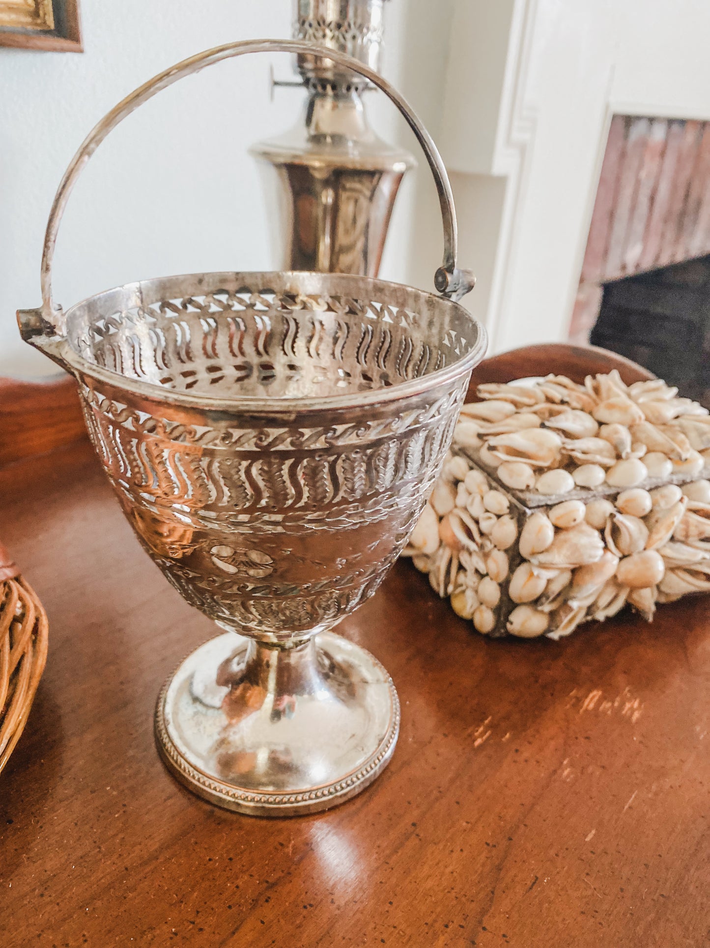 "Old Sheffield Plate" Basket made in 1700's