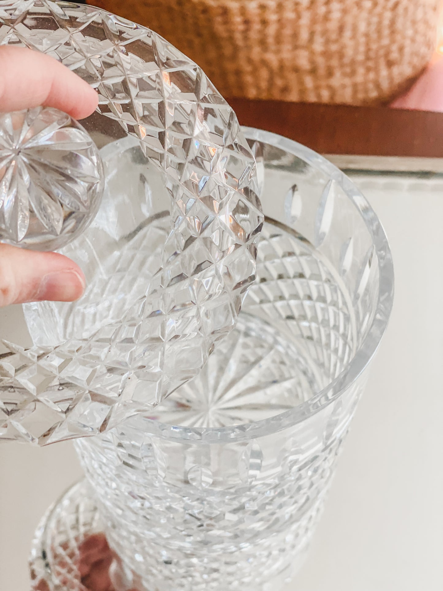 Fabulous Covered Crystal Candy Dish