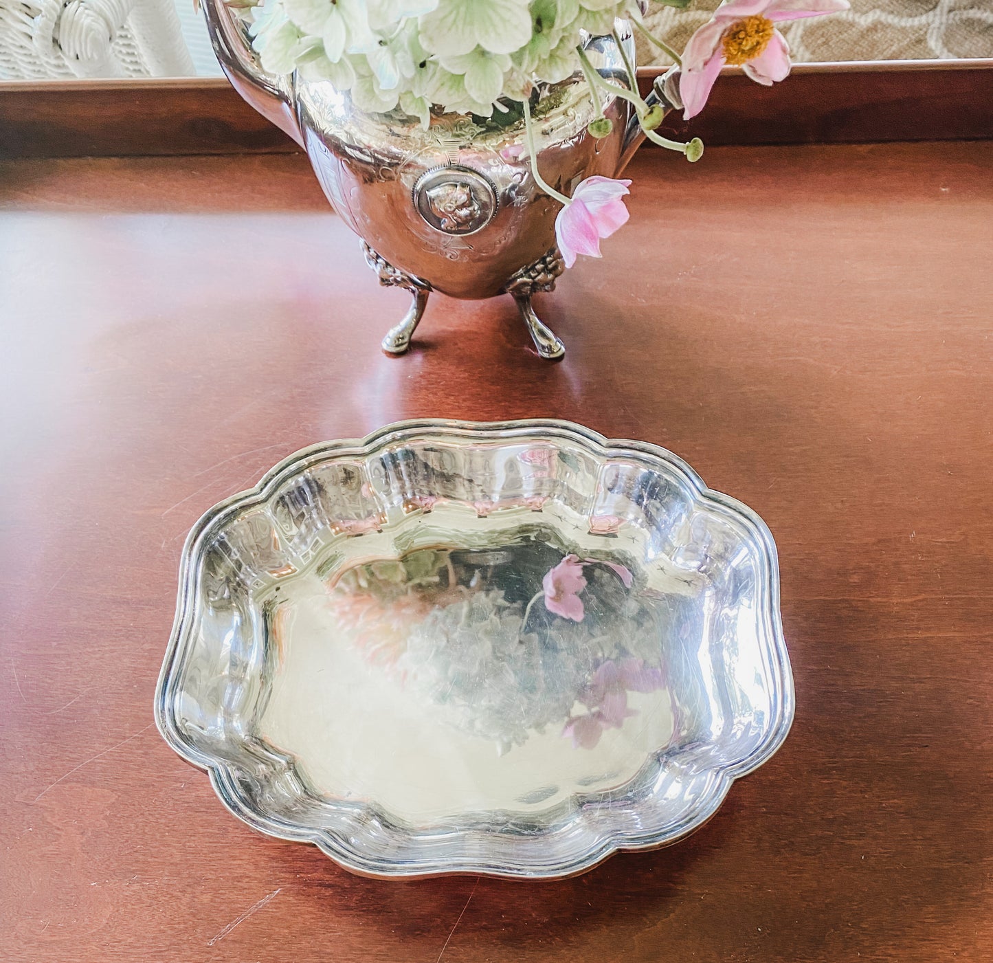 Antique Fluted Tray