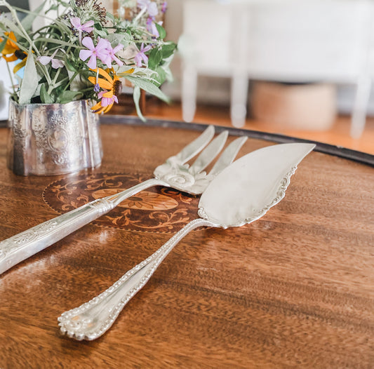 Antique Fish Serving Set