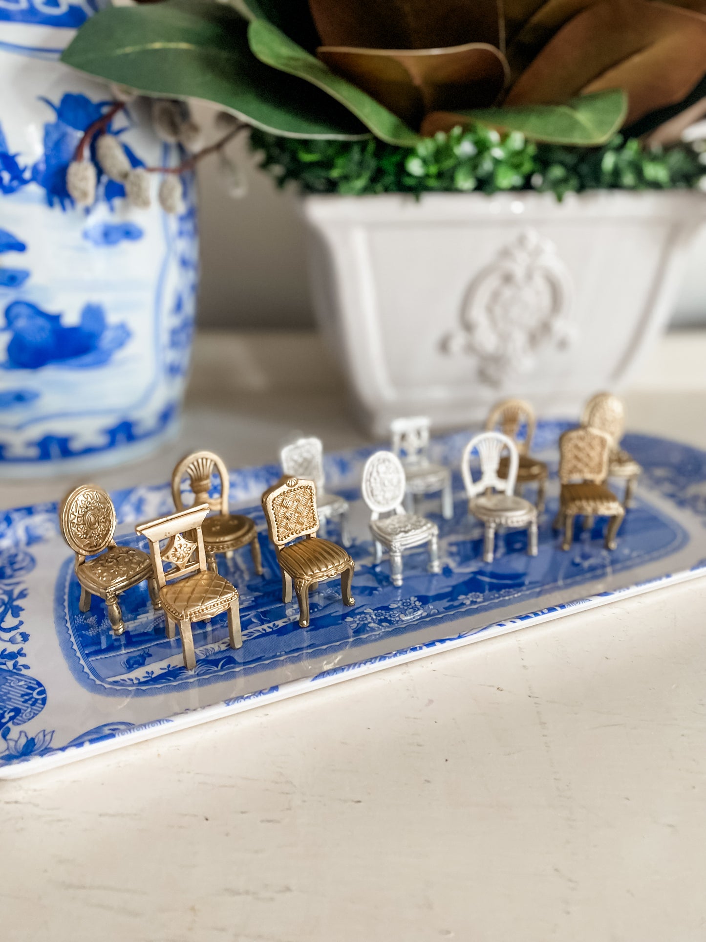 Set of 11 Miniature Chair Placecard Holders