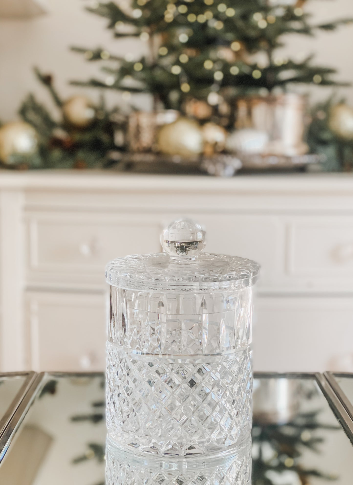 Fabulous Covered Crystal Candy Dish