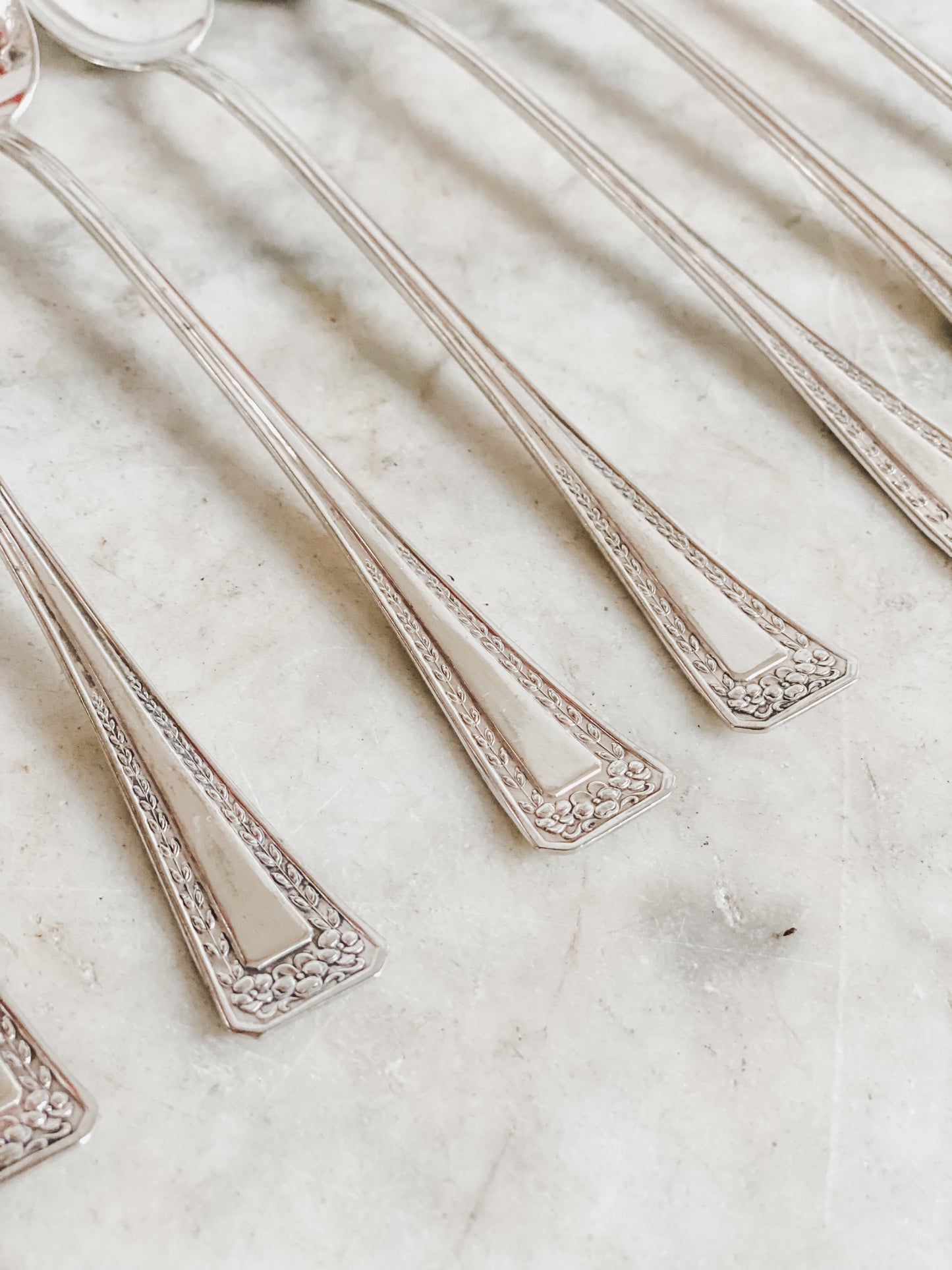 Set of 10 Iced Tea Spoons