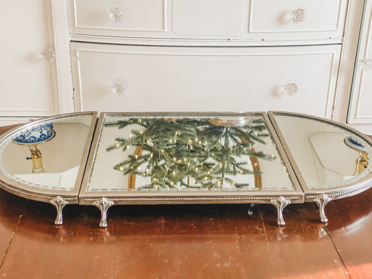 Absolutely Fabulous 3-Piece Mirrored Platform Tray