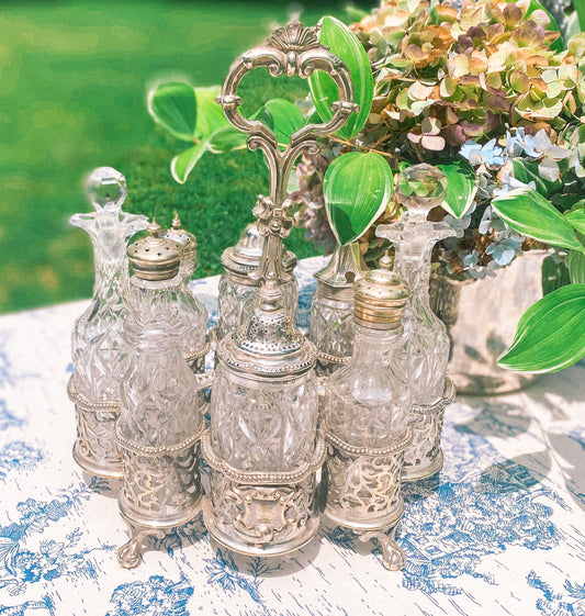 FABULOUS Antique Cruet Set