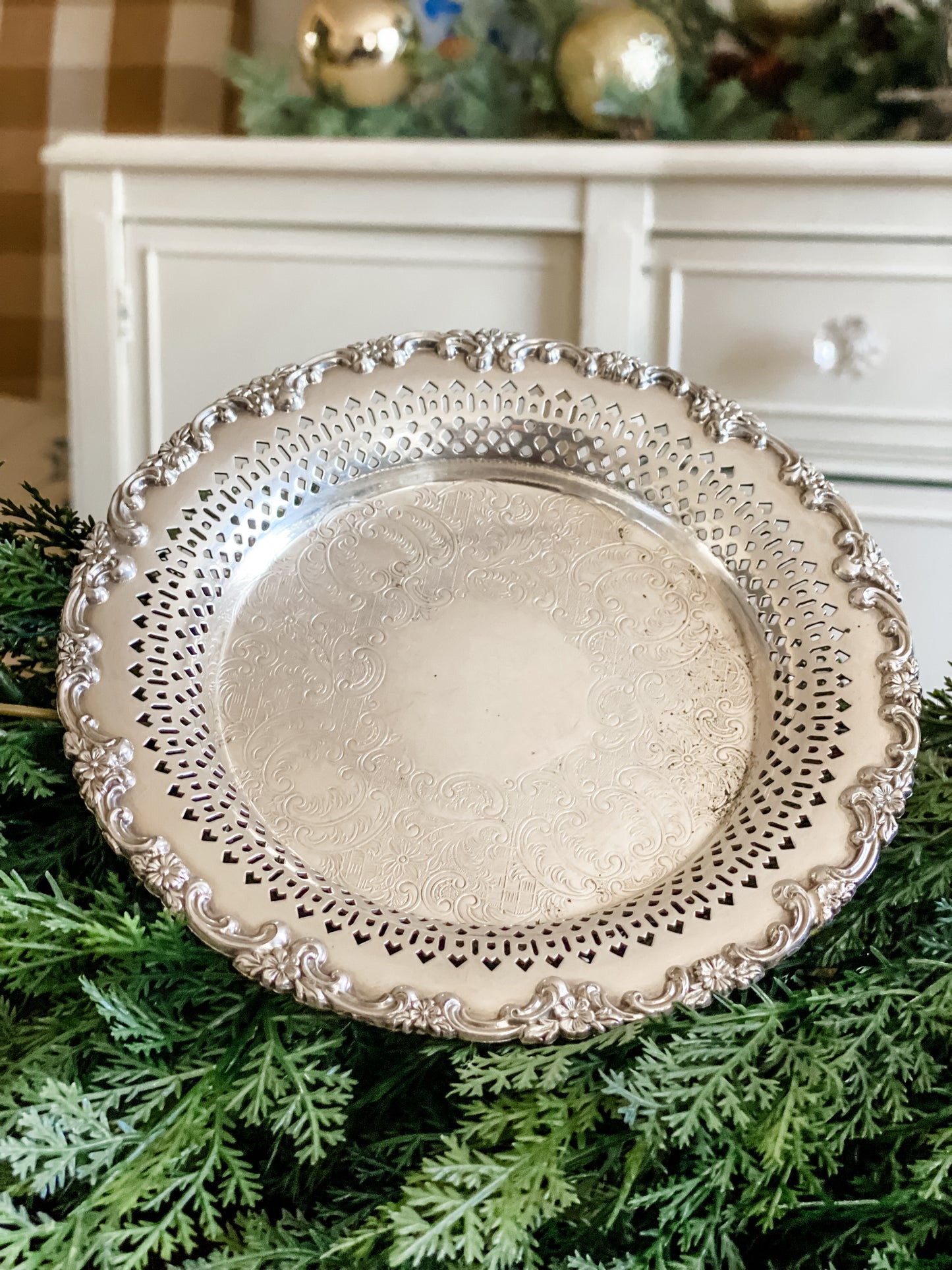 Pierced Antique Dish