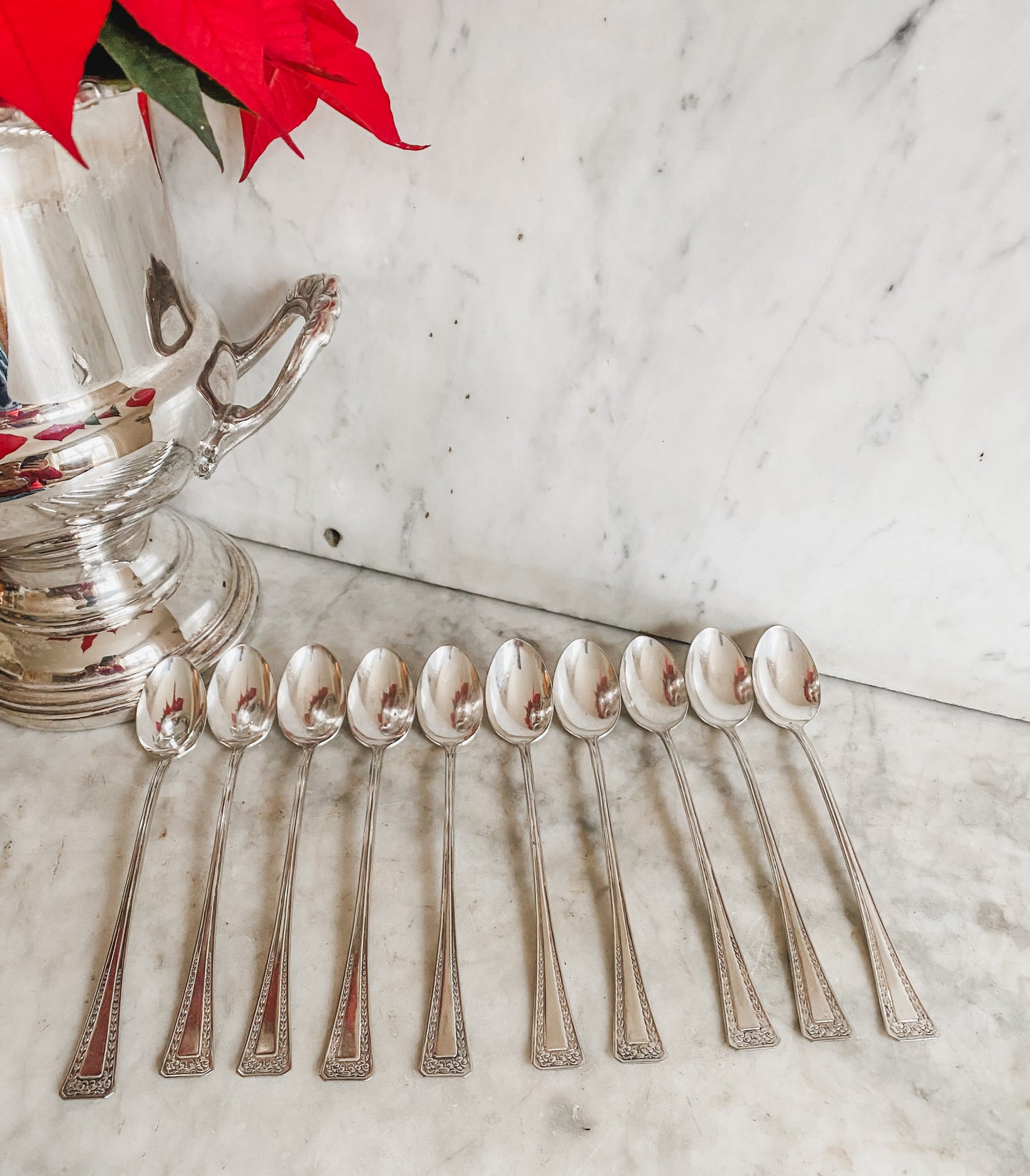 Set of 10 Iced Tea Spoons