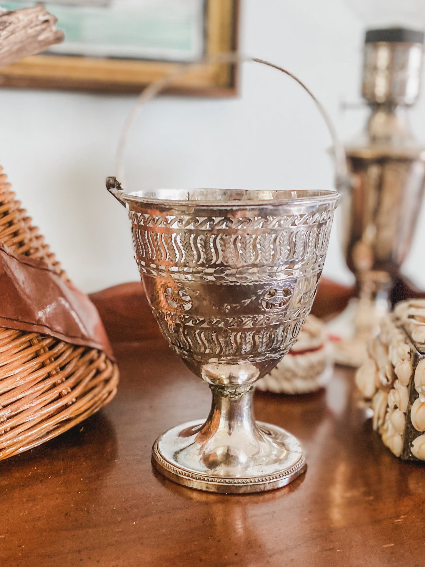 "Old Sheffield Plate" Basket made in 1700's