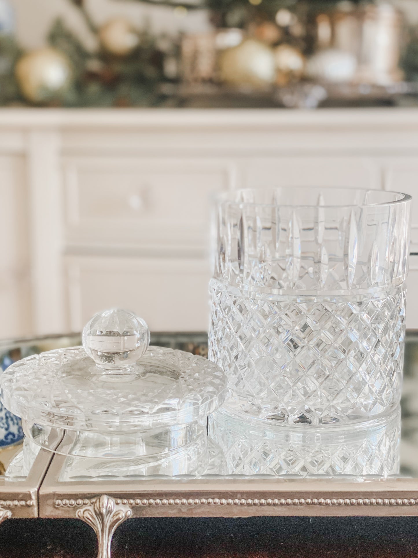 Fabulous Covered Crystal Candy Dish